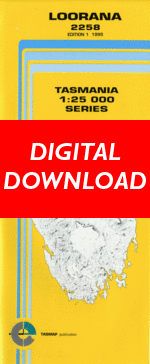 Digital Loorana 1:25000 Topographic/Cadastral Map