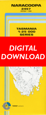 Digital Naracoopa 1:25000 Topographic/Cadastral Map