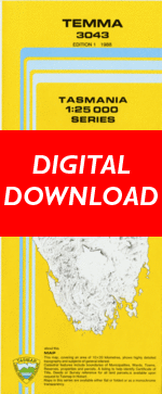 Digital Temma 1:25000 Topographic/Cadastral Map