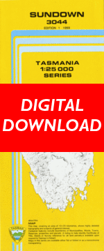 Digital Sundown 1:25000 Topographic/Cadastral Map