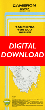 Digital Cameron 1:25000 Topographic/Cadastral Map