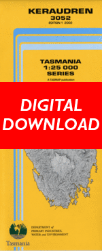 Digital Keraudren 1:25000 Topographic/Cadastral Map