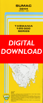 Digital Sumac 1:25000 Topographic/Cadastral Map