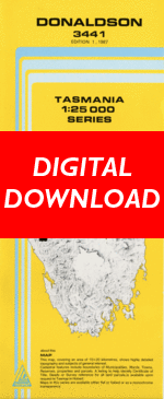 Digital Donaldson 1:25000 Topographic/Cadastral Map