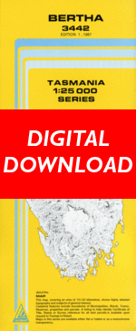 Digital Bertha 1:25000 Topographic/Cadastral Map