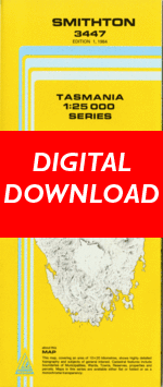 Digital Smithton 1:25000 Topographic/Cadastral Map