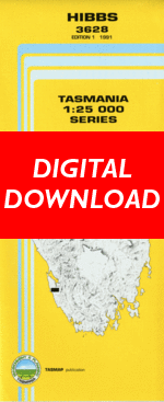 Digital Hibbs 1:25000 Topographic/Cadastral Map