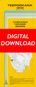 Digital Teepookana 1:25000 Topographic/Cadastral Map