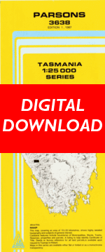 Digital Parsons 1:25000 Topographic/Cadastral Map