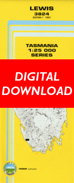 Digital Lewis 1:25000 Topographic/Cadastral Map