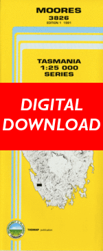 Digital Moores 1:25000 Topographic/Cadastral Map