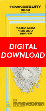 Digital Tewkesbury 1:25000 Topographic/Cadastral Map