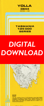 Digital Yolla 1:25000 Topographic/Cadastral Map