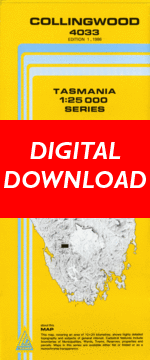 Digital Collingwood 1:25000 Topographic/Cadastral Map