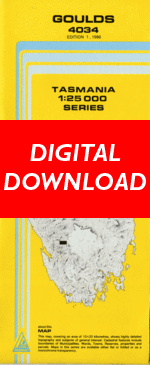 Digital Goulds 1:25000 Topographic/Cadastral Map