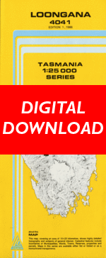 Digital Loongana 1:25000 Topographic/Cadastral Map