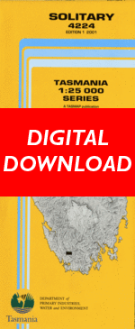 Digital Solitary 1:25000 Topographic/Cadastral Map