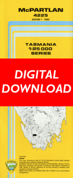 Digital Mcpartlan 1:25000 Topographic/Cadastral Map