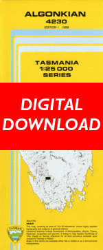 Digital Algonkian 1:25000 Topographic/Cadastral Map