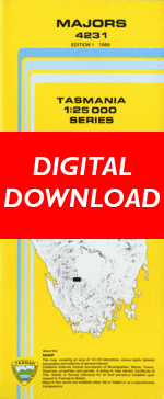 Digital Majors 1:25000 Topographic/Cadastral Map