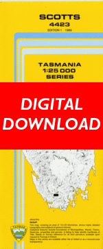 Digital Scotts 1:25000 Topographic/Cadastral Map