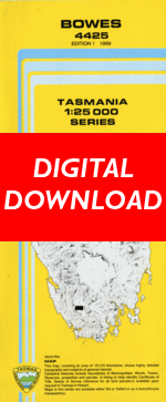 Digital Bowes 1:25000 Topographic/Cadastral Map