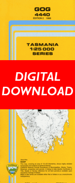 Digital Gog 1:25000 Topographic/Cadastral Map