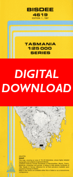 Digital Bisdee 1:25000 Topographic/Cadastral Map