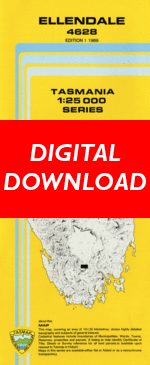 Digital Ellendale 1:25000 Topographic/Cadastral Map