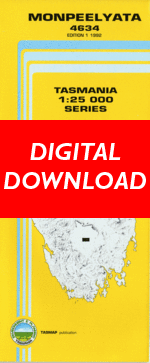 Digital Monpeelyata 1:25000 Topographic/Cadastral Map