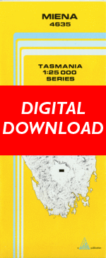 Digital Miena 1:25000 Topographic/Cadastral Map