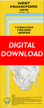 Digital West Frankford 1:25000 Topographic/Cadastral Map