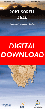 Digital Port Sorell 1:25000 Topographic/Cadastral Map