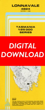 Digital Lonnavale 1:25000 Topographic/Cadastral Map