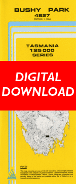 Digital Bushy Park 1:25000 Topographic/Cadastral Map