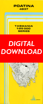 Digital Poatina 1:25000 Topographic/Cadastral Map