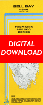 Digital Bell Bay 1:25000 Topographic/Cadastral Map