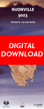 Digital Huonville 1:25000 Topographic/Cadastral Map