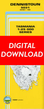 Digital Dennistoun 1:25000 Topographic/Cadastral Map