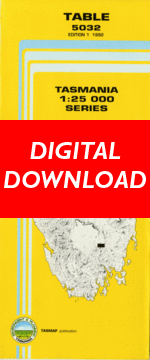 Digital Table 1:25000 Topographic/Cadastral Map