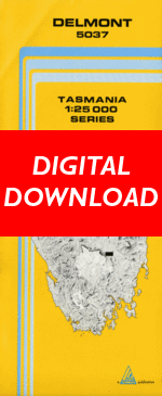 Digital Delmont 1:25000 Topographic/Cadastral Map