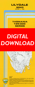 Digital Lilydale 1:25000 Topographic/Cadastral Map