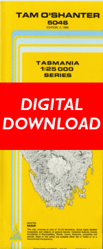 Digital Tam O'shanter  1:25000 Topographic/Cadastral Map