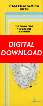 Digital Fluted Cape 1:25000 Topographic/Cadastral Map