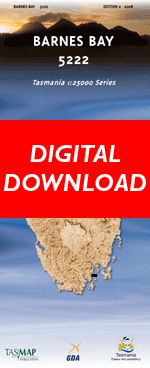 Digital Barnes Bay 1:25000 Topographic/Cadastral Map