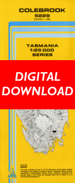 Digital Colebrook 1:25000 Topographic/Cadastral Map