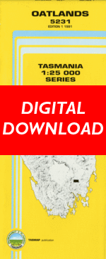 Digital Oatlands 1:25000 Topographic/Cadastral Map