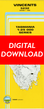 Digital Vincents 1:25000 Topographic/Cadastral Map