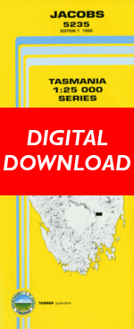 Digital Jacobs 1:25000 Topographic/Cadastral Map