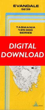 Digital Evandale 1:25000 Topographic/Cadastral Map